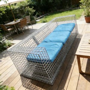 Ensemble <span class=keywords><strong>de</strong></span> canapés en <span class=keywords><strong>fer</strong></span> <span class=keywords><strong>forgé</strong></span> pour l'extérieur - Mobilier d'extérieur pour les zones <span class=keywords><strong>de</strong></span> repos et <span class=keywords><strong>de</strong></span> réception des hôtels, canapé <span class=keywords><strong>de</strong></span> banquette - Product Image 1