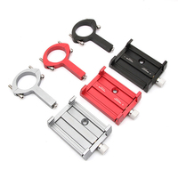 Support de téléphone universel en alliage d'aluminium pour guidon de moto, support de cellule pour vélo, GPS