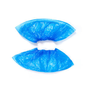 Penutup sepatu non-tenun PP CPE plastik sekali pakai dengan antiselip - Product Image 1