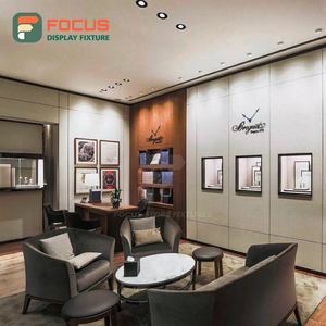 Modern Jewelry Display Cabinet <b>Wooden</b> Jewelry Counter Glass Top LED Light Luxury Display Rack High End Fixture - Product Image 4