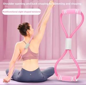 Resistance Bands with Foam Sport at Home Yoga Fitness Accessories Rubber Pull <b>Rope</b> Training and <b>Exercise</b> Gym Equipment for Women - Product Image 5