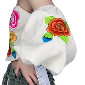 Top Corto Sexy con Bordado y Hombros Descubiertos de Moda para Mujer OEM - Product Image 6