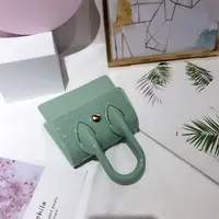 Amazon Hot Design Candy Color Transparente Tasche Sommer PVC Tote Silikon Kleine Handtaschen Mini Jelly Purse