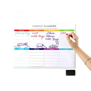 Papier Wekelijkse Planner Maandelijkse Planner Magnetische Kalender Voor Koelkast