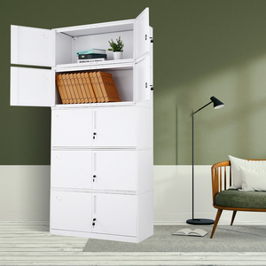 Archivador de Metal Vertical de acero de 5 secciones LUOYANG, muebles de oficina de diseño moderno con archivo de Metal de 5 puertas para uso escolar - Product Image 4