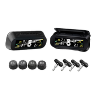 JYS Nouveau capteur de pression des pneus TPMS pour voiture, capteur solaire externe sans fil en plastique, ajustement universel 12V, pneu de qualité supérieure certifié CE