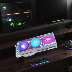การ์ดจอ RTX 4080 16GB GDDR6 ใหม่ พร้อมพอร์ตเชื่อมต่อ GPU PCIe แบบ 16Pin 12VHPWR สำหรับเดสก์ท็อป การ์ด RTX 4080 แบบ 16Pin 12VHPWR - Product Image 3