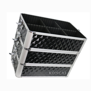 Fama Nhà Máy 4-Trong-1 Nhôm Thời Trang Chuyên Nghiệp Trang Điểm Xe Đẩy <span class=keywords><strong>Train</strong></span> Trường Hợp Với Mềm Xử Lý Thiết Kế Bền - Product Image 5