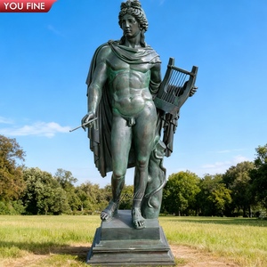 รูปปั้นแกะสีบรอนซ์ YOUFINE สำหรับตกแต่งสวนกลางแจ้ง วิลล่า และลานบ้าน - Product Image 3