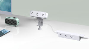 Multipresa Addtam con Morsetto, 2 Porte USB, Soluzioni per Prese da Scrivania per Mobili da Ufficio, Corrente Nominale 15A 125V - Product Image 5