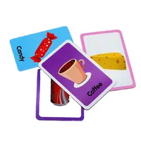 Hot Koop Magic Grappige Educatief Voedsel Dranken Flash Kaarten Memory Flash Kaarten