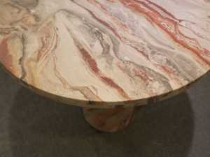 SH STONE personalizable diseño moderno mesa de comedor superior <span class=keywords><strong>Monica</strong></span> mármol rojo piedra Natural cocina restaurante sala de estar apartamento - Product Image 6