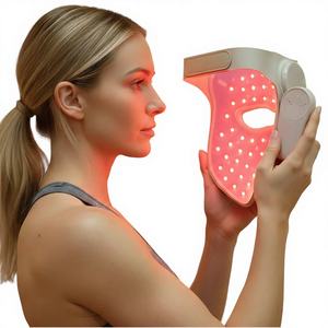 Máscara Facial LED de Luz Roja de Silicona para Terapia Fotónica <span class=keywords><strong>4D</strong></span> de 850nm y 665nm para el Cuidado de la Piel, con Enchufe Estadounidense - Product Image 3