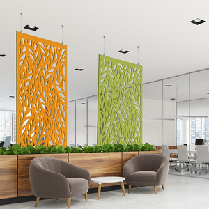 Paneles acústicos de fibra de poliéster insonorizados, divisor de espacio acústico colgante <span class=keywords><strong>para</strong></span> habitación, Panel de privacidad acústico de fieltro de mascotas - Product Image 3