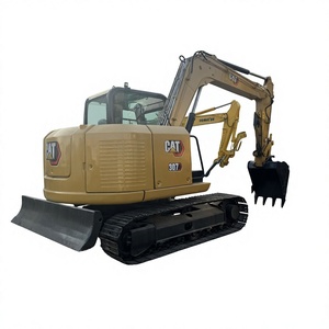 Excavatrice CAT307 2022, poids opérationnel 7 T, godet de 0,2 m³, moteur Cummins 69 kW, dents de rechange, marteau brise-roche inclus - Product Image 1