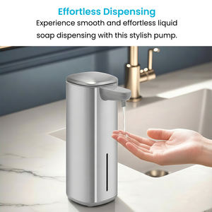 Dispensador de Jabón Automático Sin Contacto para Cocina y Baño, Acero Inoxidable, Autolimpiante, Sensor Rápido de 0.2 Segundos, Recargable por USB C - Product Image 2