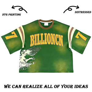 T-shirt Oversize Boxy da <span class=keywords><strong>Uomo</strong></span> in Cotone con Logo Personalizzato, Stampa Grafica Hip Hop, Lavaggio Acido, Stile Streetwear <span class=keywords><strong>di</strong></span> Lusso - Product Image 3