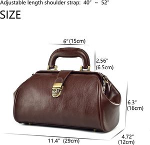<span class=keywords><strong>Sac</strong></span> à bandoulière rétro pour femme en <span class=keywords><strong>cuir</strong></span> véritable Erivis, fait main, en <span class=keywords><strong>cuir</strong></span> de vachette pleine fleur, fermeture éclair, doublure en coton - Product Image 2