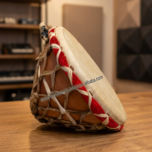 Tambour Nagada indien traditionnel professionnel, instrument de musique de percussion folklorique, finition en bois poli haute résistance, respectueux de l'environnement - Product Image 2