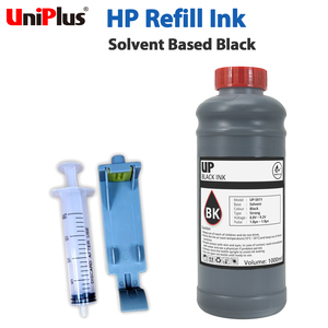 Encre de recharge HP à base de solvant noir à séchage rapide 1000 ml pour cartouche d'encre TIJ 2.5 - Product Image 1