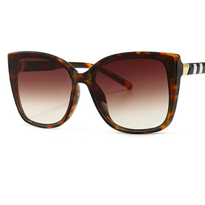 Nuevo sobredimensionado cuadrado gafas de sol de las mujeres 2020 de ojo de gato de gafas Vintage gran marco de lujo diseñador - Product Image 2