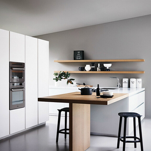 Hiện đại Custom made Modular MDF nhà bếp tủ Úc tiêu chuẩn tủ bếp PVC sơn mài bản lề bao gồm đá cẩm thạch Laminate - Product Image 6