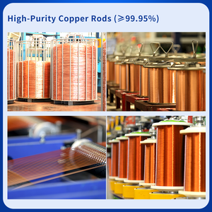 Jingda 240-Class 1.00mm Solid Enameled <strong>Copper</strong> <strong>Wire</strong> Industrial Motor Winding AWG Power Extra High Temperature 240C Polyimide - Product Image 4