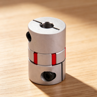 Accouplement d'arbre à mâchoires en acier, coupleur flexible à serrage avec insert en PU, connecteur d'arbre de moteur pour machine CNC