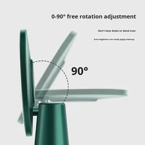 Gương trang điểm LED hiện đại cao cấp WOSEN Model 209, kích thước nhỏ, dùng cho bàn học sinh viên - Product Image 4