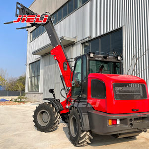 Construcción Farm Mini Frontlader Teleskoplader Radlader Telehandler Telescópico Cargador de ruedas de 2,5 toneladas para la venta - Product Image 2