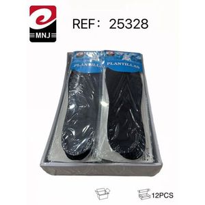 Plantillas Women's Shoe Insoles Black 12Pcs Pack Ref 25328 - Product Image 1