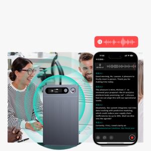 Grabadora <span class=keywords><strong>de</strong></span> Voz con IA <span class=keywords><strong>de</strong></span> Venta Caliente, Almacenamiento Integrado, Reducción <span class=keywords><strong>de</strong></span> Ruido HD, Dispositivo <span class=keywords><strong>de</strong></span> Grabación <span class=keywords><strong>de</strong></span> <span class=keywords><strong>Audio</strong></span> Profesional para Reuniones, Conferencias y Llamadas - Product Image 3