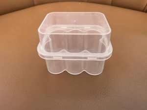 3ml 6vials Eco Friendly Rectangle Plastic Packaging <b>Storage</b> <b>Box</b> Vial Holder with Embossing and Recycled <b>Materials</b> for Peptide - Product Image 2