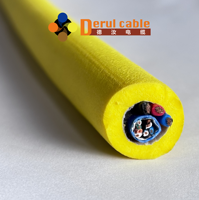 Cable con Cubierta de PUR Flotante de Cero Flotabilidad, Conductor de Cobre Blindado Trenzado, 300-1000V, para Aplicaciones ROV de Clase Industrial