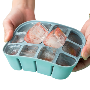 Plateau de congélation réutilisable en silicone à 4 grilles, récipient de stockage de collations pour bébé de qualité alimentaire pour purées et boissons - Product Image 1