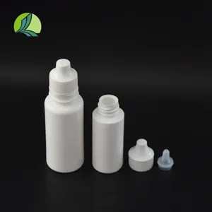 คุณภาพสูง 30ml 60ml LDPE HDPE eye drops ยาเหลวโลโก้ที่กําหนดเองพิมพ์พลาสติกซีลยาหยดขวด