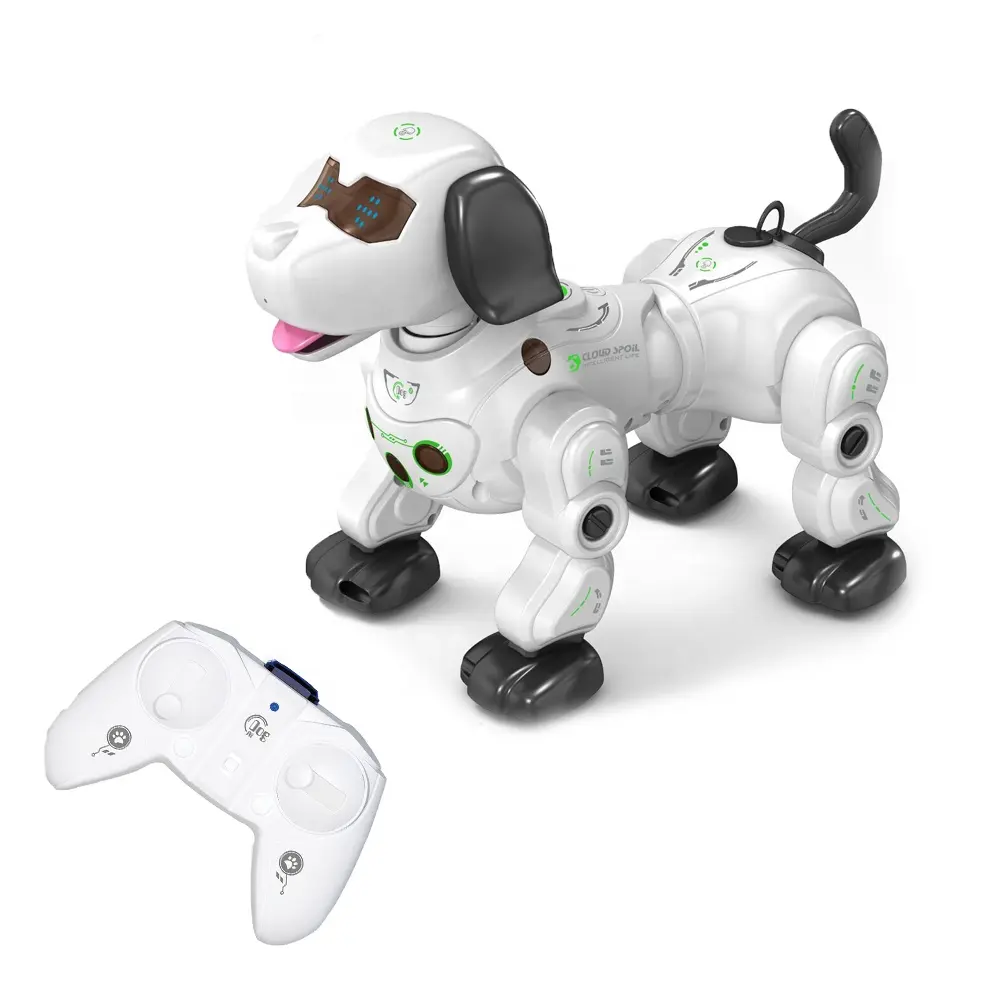 Rc Smart Chip Robot dog Roll Watch Induction Infrared Control Intelligent Rc Toy Robot Dog