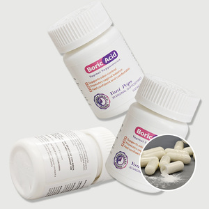 OEM Ingrosso 600mg Acido Borico Clinicamente Testato Supposte Vaginali per Donne Equilibrio del pH Controllo Odori 30 Capsule Vegetali Prodotte - Product Image 1