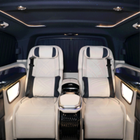 Sièges de Capitaine VIP de Luxe Premium pour Voiture, Sièges Arrière Modifiés avec Console Centrale et Inclinaison Électrique pour MPV et Van