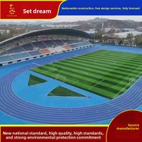 Lantai Lapangan Basket Silikon PU Ramah Lingkungan dari Produsen Saitemeng, Tebal 13mm, Lintasan Lari Sintetis, Elastisitas Tinggi