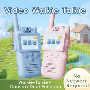 Walkie Talkie con Video para Niños, Pantalla de 2.0 Pulgadas, Cámara Giratoria, Almacenamiento de Fotos, Linterna, <span class=keywords><strong>Sin</strong></span> Red, <span class=keywords><strong>Intercomunicador</strong></span> Visual en Tiempo Real - Product Image 2
