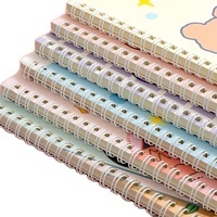 Carnet A5 personnalisé avec couverture imprimée anime mignon, journal intime, papeterie étudiante, ensemble cadeau en gros