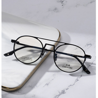 Nouveau design de monture de lunettes d'affaires unisexe en titane pur Montures de lunettes optiques