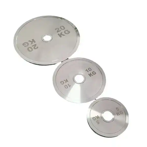 Disques en acier chromé électrolytique pour musculation, haltérophilie, fitness, entraînement de force, plaques de poids pour barre d'haltérophilie - Product Image 2