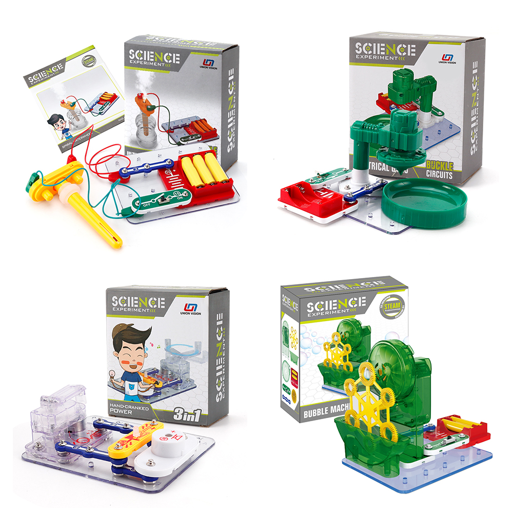 Оптовая продажа, забавные научные технологии, инженерные Обучающие игрушки «сделай сам» для детей