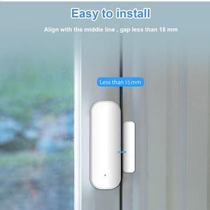 WiFiスマートホームドアと窓センサーがTUYA SMART LIFEアプリリモコンで動作 - Product Image 2