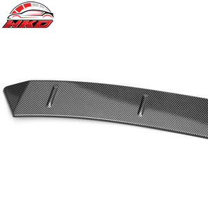 เหมาะสำหรับ Honda Civic FL Type R Hatchback ปี 2022-2026 สปอยเลอร์หลังคาทรง V ลายคาร์บอนไฟเบอร์ - Product Image 4