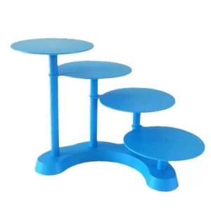 Support à gâteau à 4 étages, plateau de service pour cupcakes, rond, pour support à gâteau de mariage, outils pour gâteaux de fête - Product Image 5