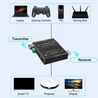 Mini Extensor 4K para HDMI y RS232, Switch Ethernet de Fibra Óptica Industrial con Audio Externo, Conversor de Medios de Fibra Óptica HDMI