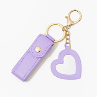 Porte-monnaie de luxe en cuir PU, sacoche de selle, porte-clés, mini porte-monnaie mignon, imprimé en typographie de haute qualité, cadeau promotionnel